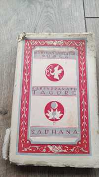 SADHANA Tagore 1922 stara książka antyk