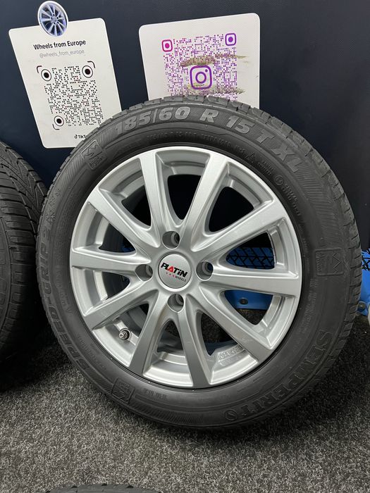 Диски з шинами R15 4/108 Ford Fiesta,Fusion,Focus