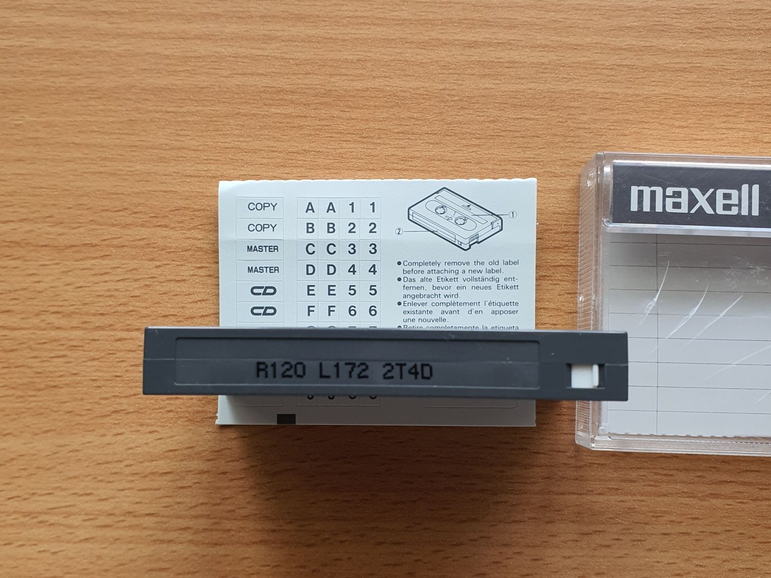 Używana Kaseta DAT / Maxell DM 120