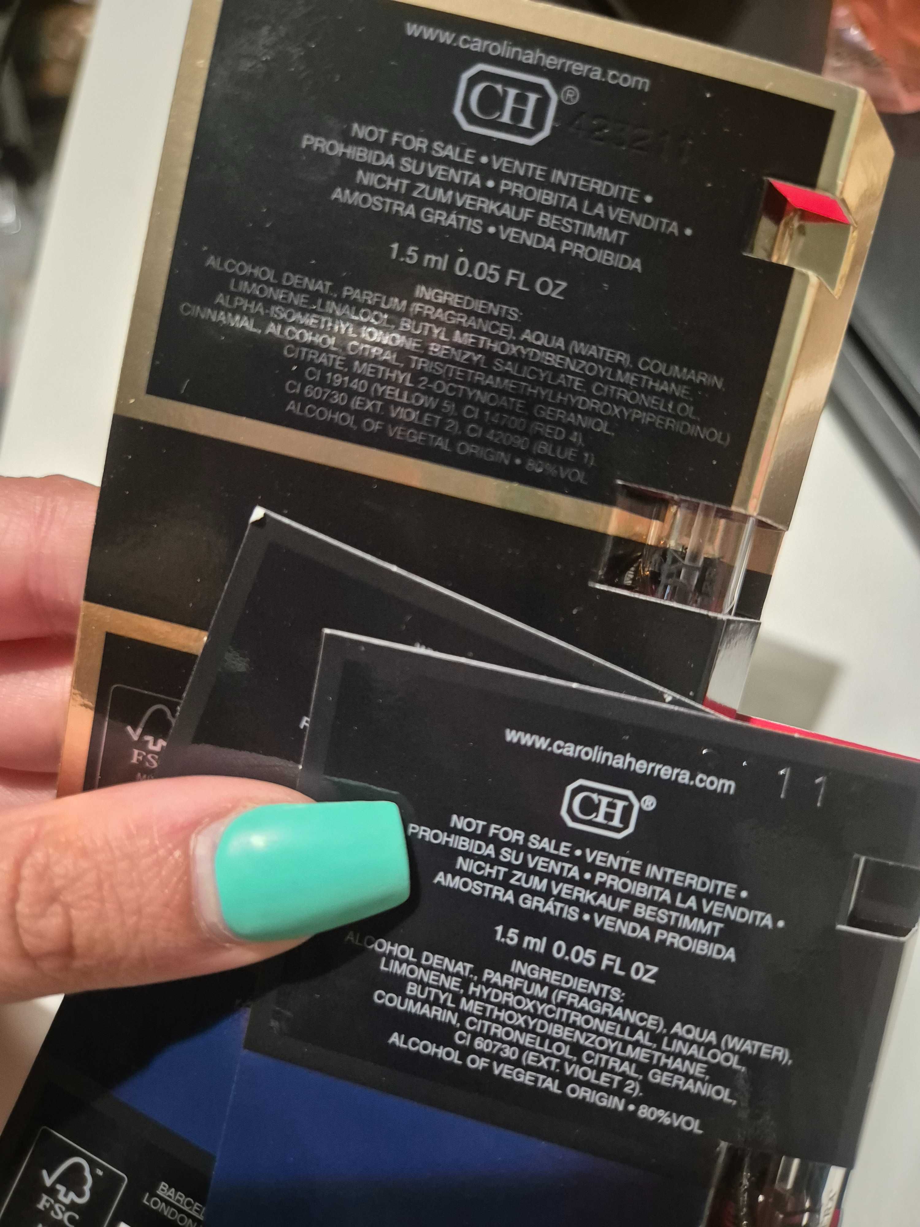 Carolina Herrera bad boy elixir i cobalt mini