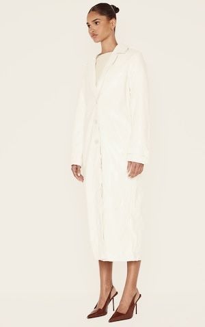 Тренч жіночий беж і молочний PLT, новий