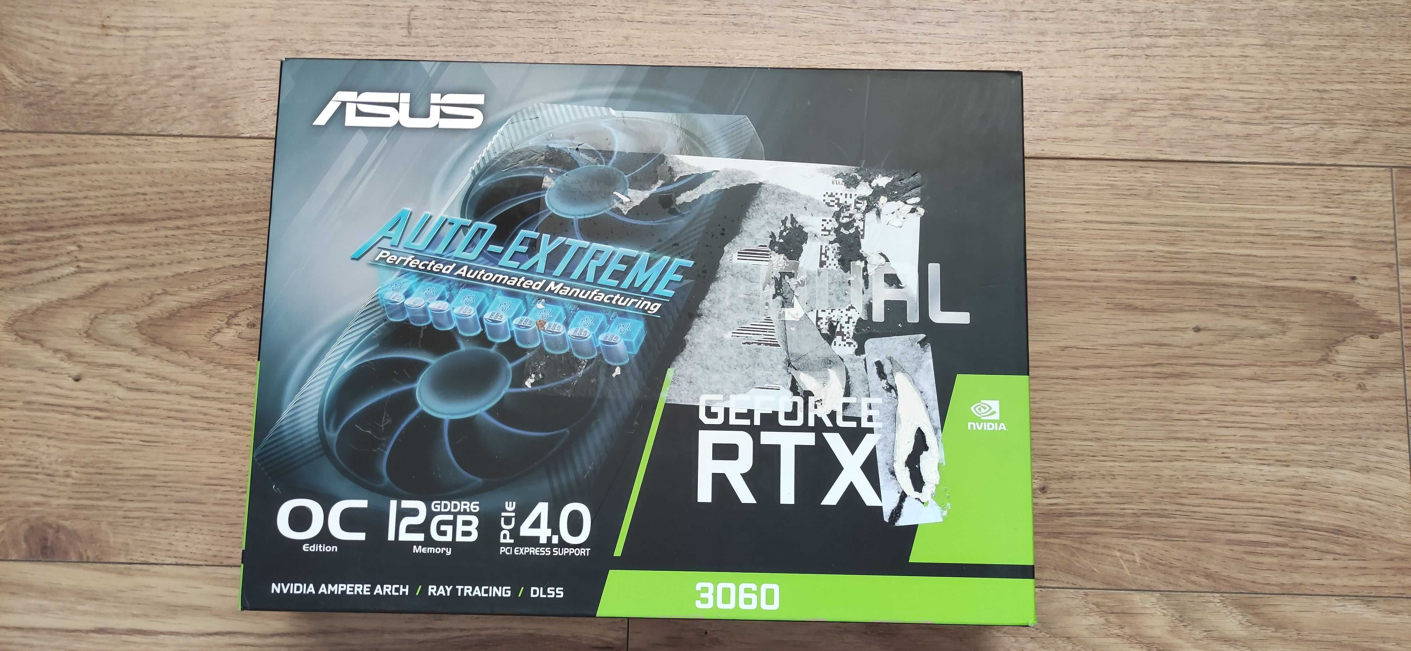 ASUS Rtx 3060 12GB Nowa karta graficzna (Zaplombowana)