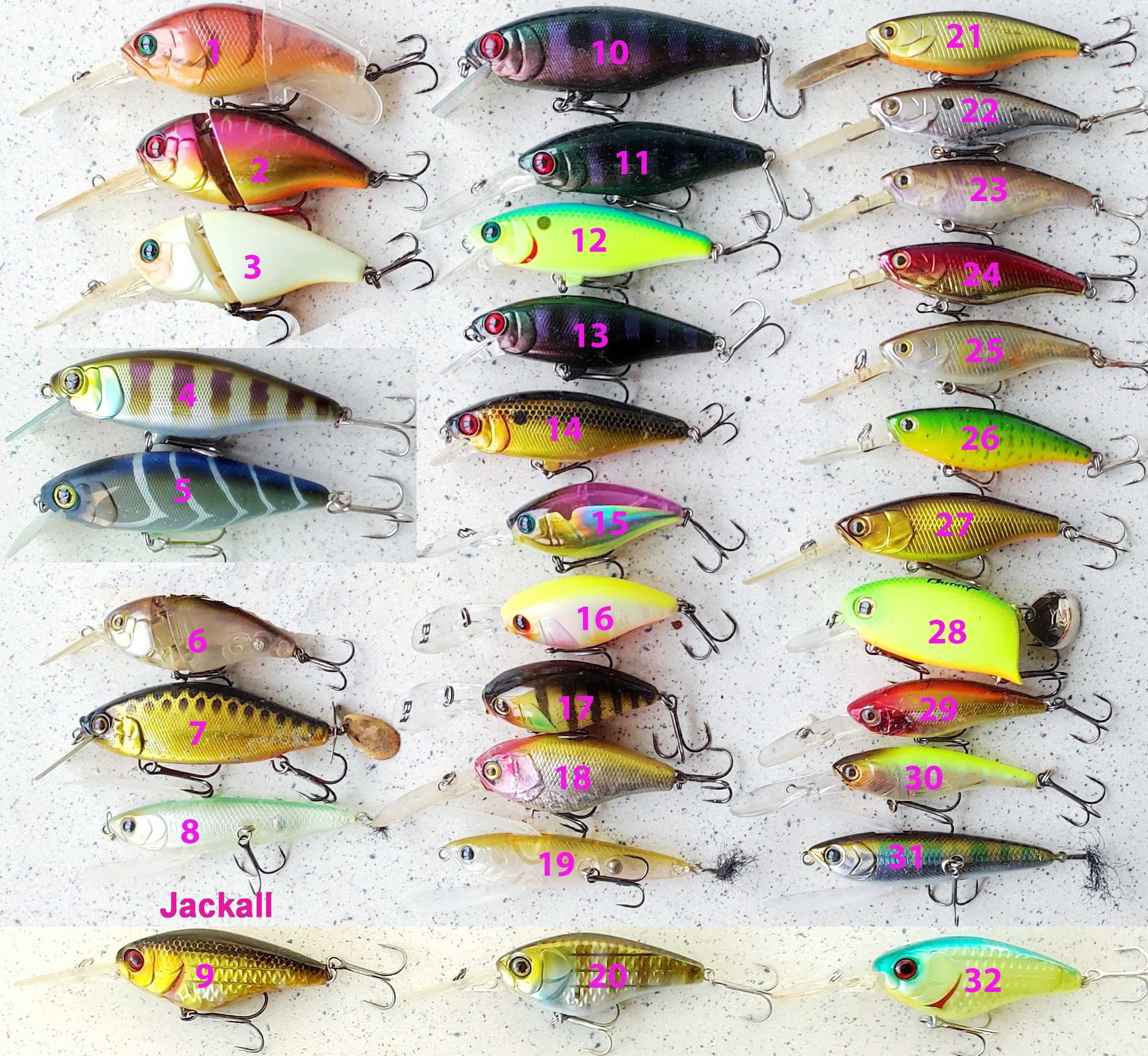 Воблеры Jackall Tsunekichi Daiwa