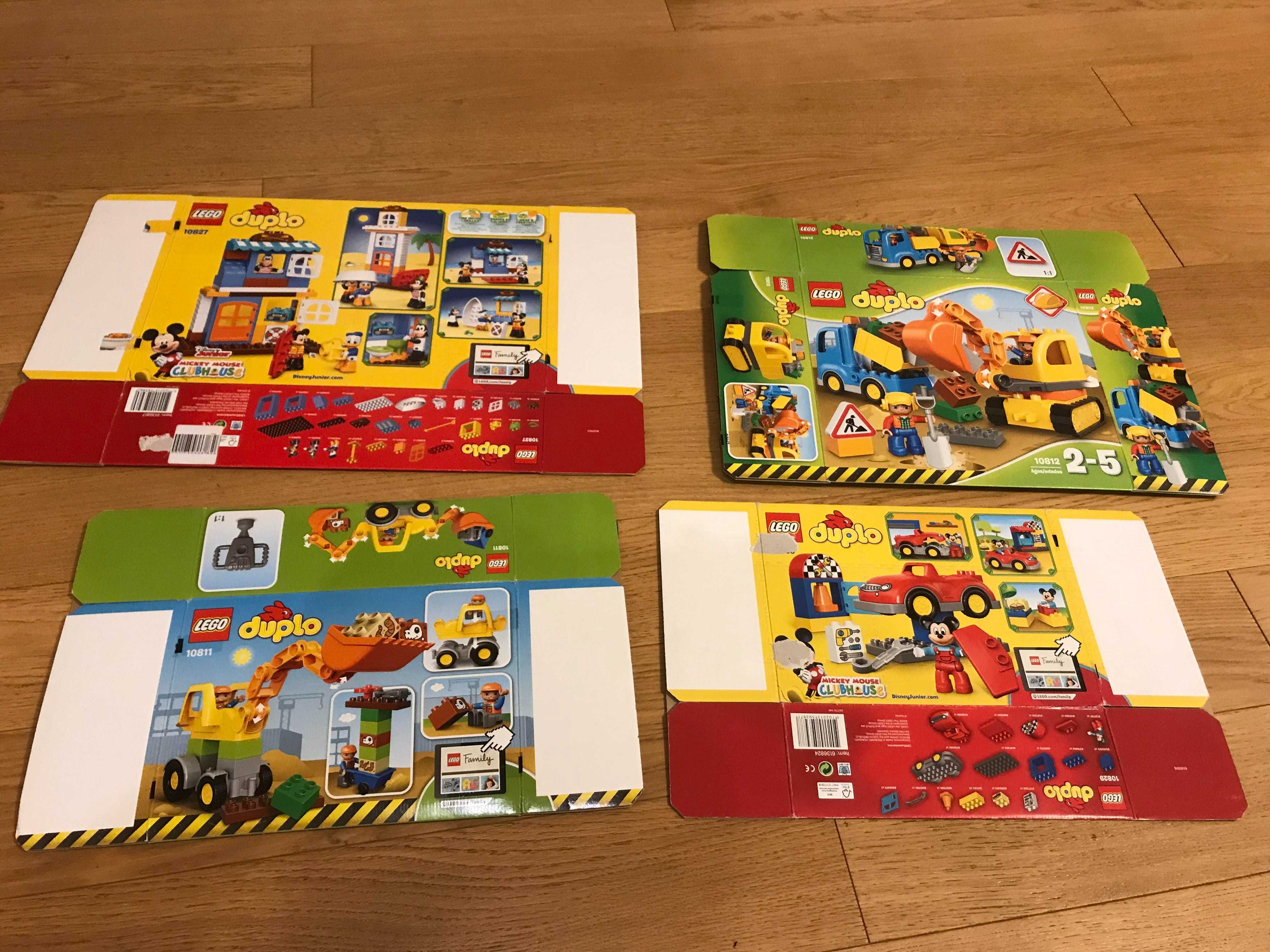 10 zestawów LEGO Duplo, w tym dwa wielkopudełkowe + jeżdżąca ciuchcia