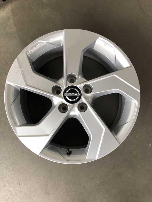 Alu Nissan 17 5x114,3 Oryginalne Komplet Czujniki cisnienia BDB