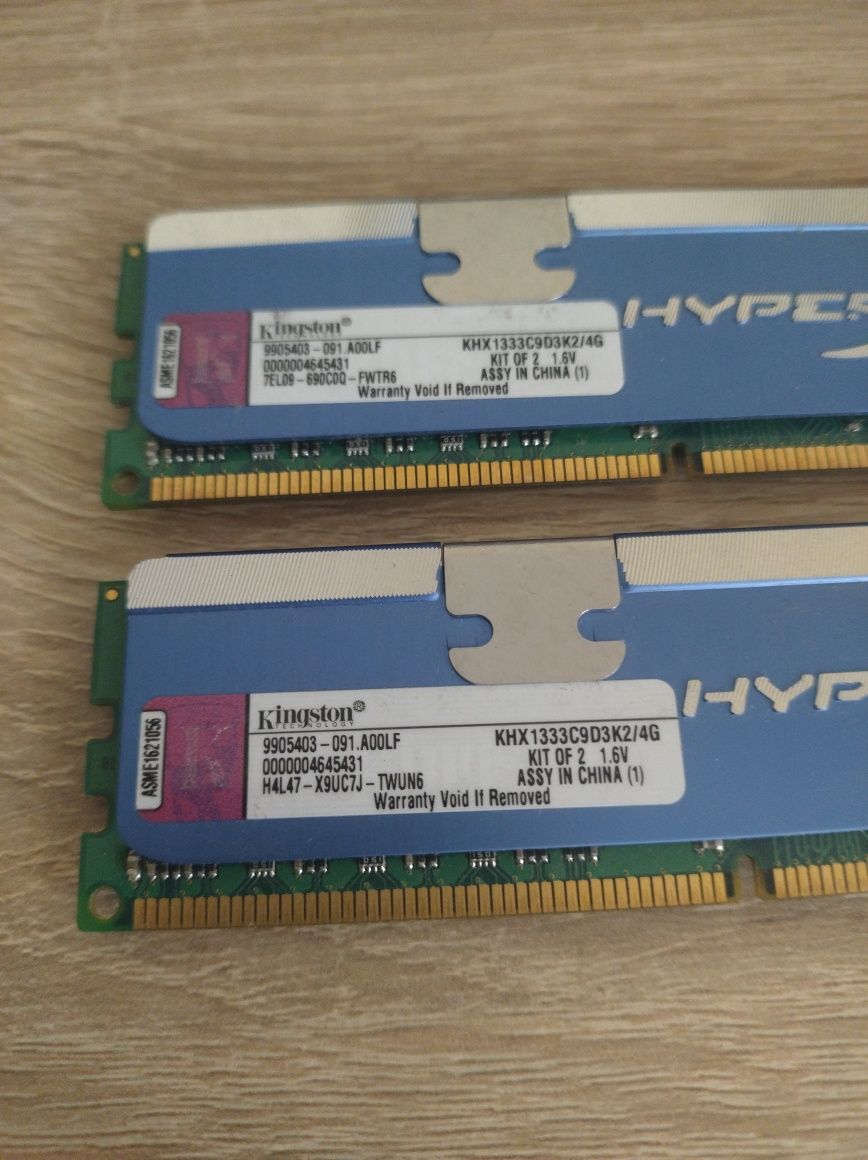 Pamięć RAM DDR3 2×4GB