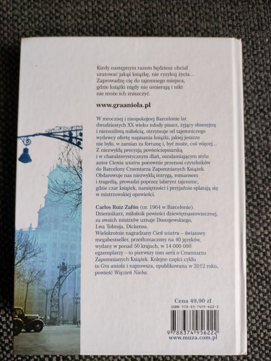 Gra Anioła-Carlos Ruiz Zafon