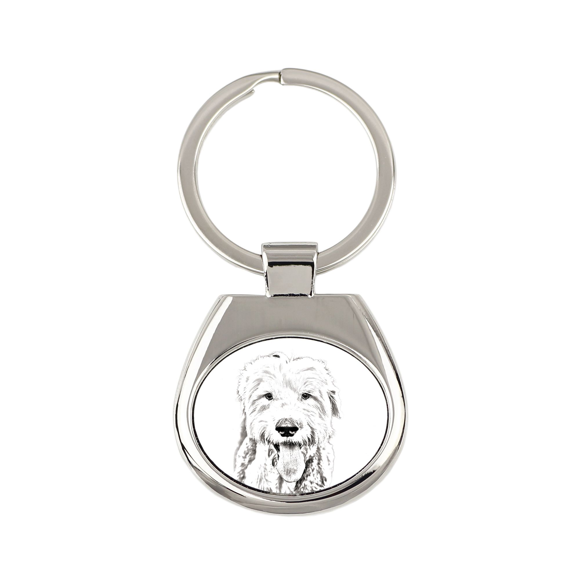 Owczarek staroangielski brelok ze zdjęciem psa Art-Dog