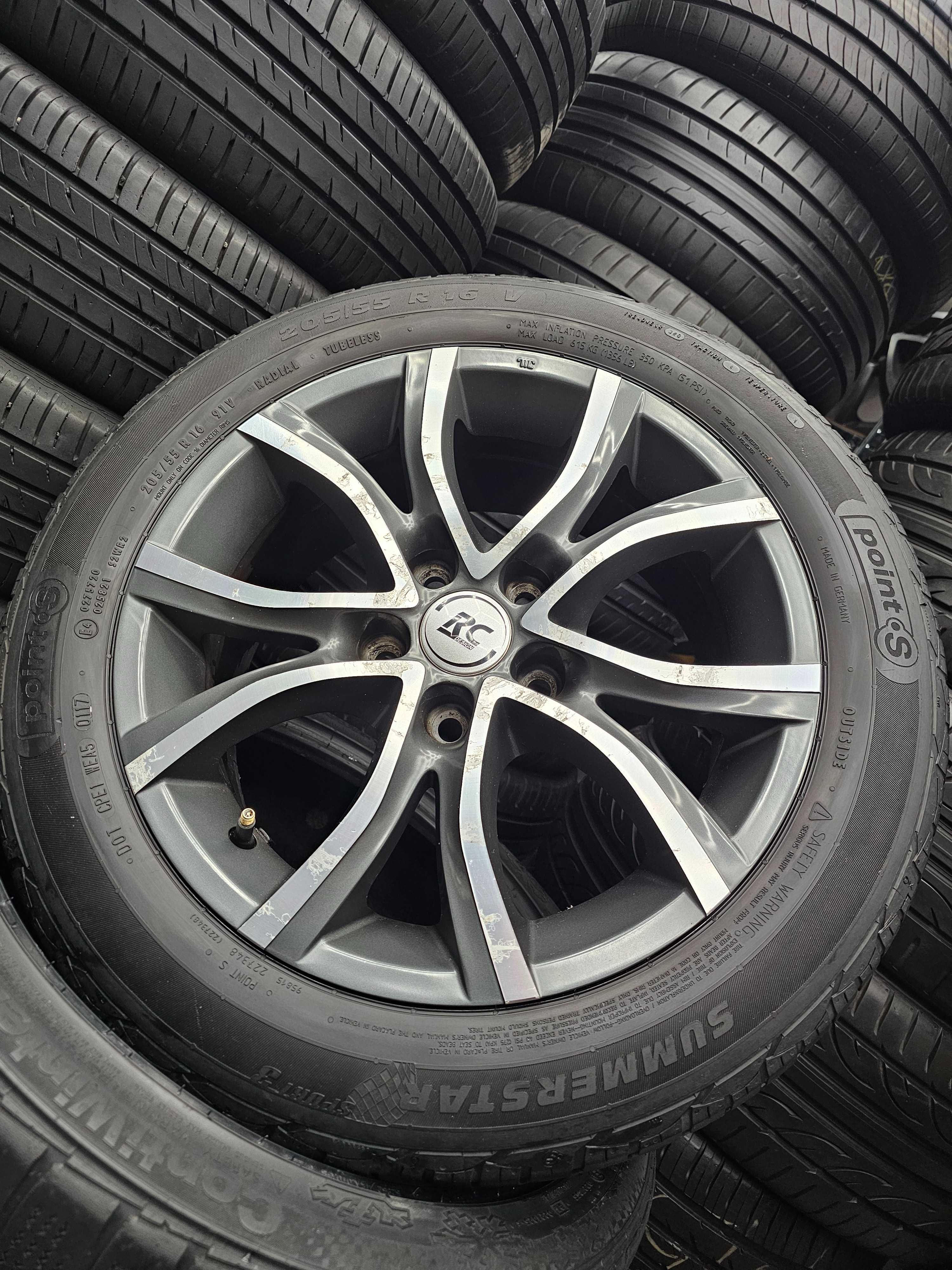 Alufelgi MAK/5x112/et46 opony letnie 205/55/16 PointS/Audi/Passat