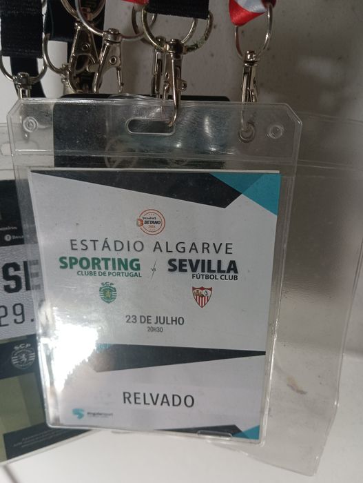 Placas em PVC com a foto dos jogadores do Sporting