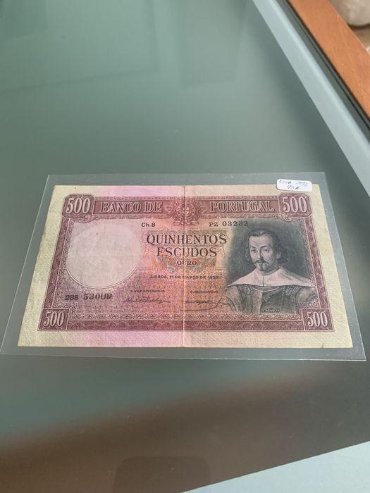Nota de 500 escudos 52