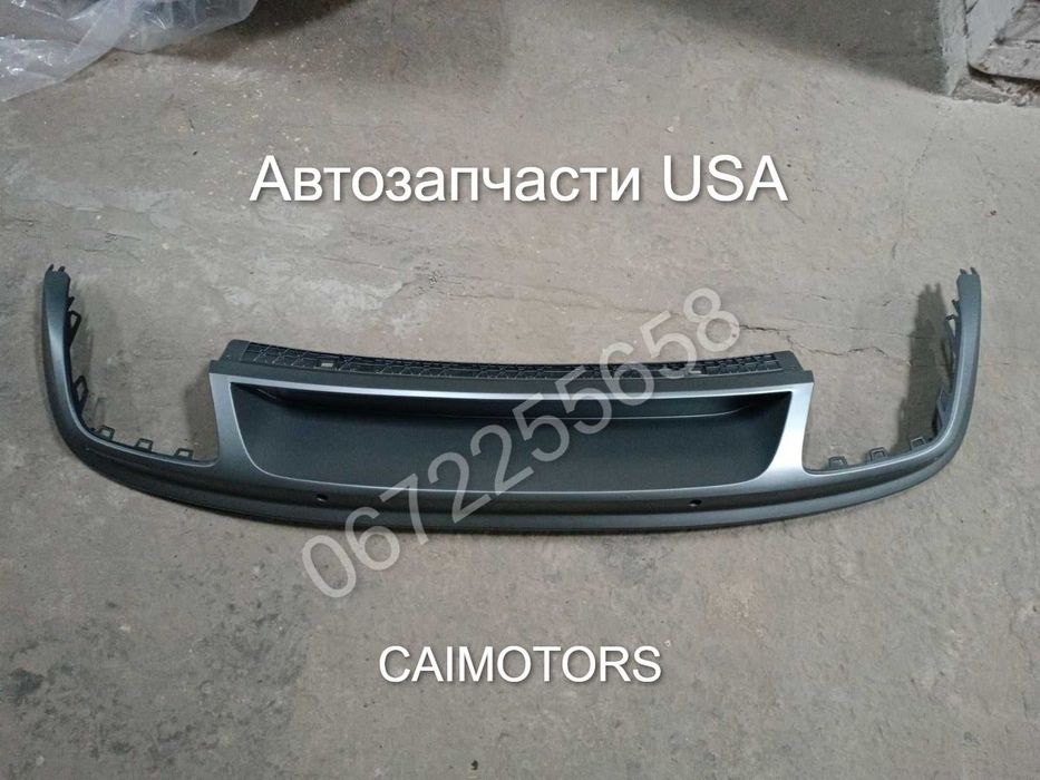 Губа спойлер накладка защита задняя заднего бампера Volskwagen Tiguan