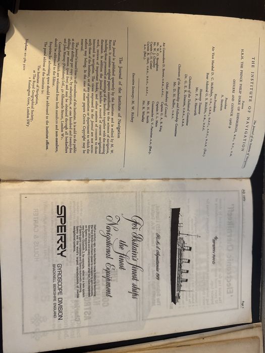 The Journal of the Institute of Navigation do ano 1969