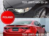 Спойлер, реснички на фары, вії Mazda 6 GJ 2012-2018 / Мазда 6