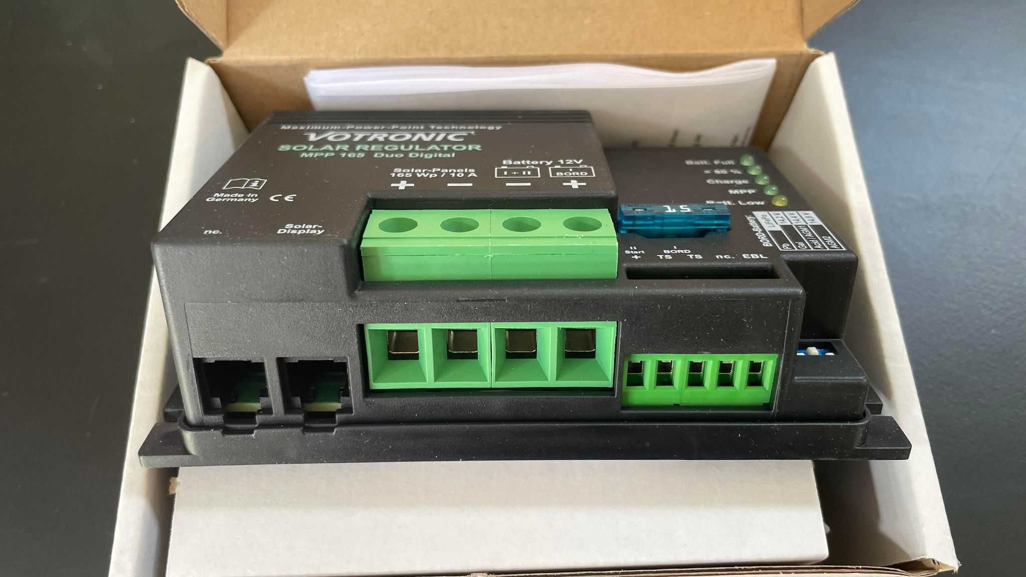 Regulator ładowania Votronic 10A MPP 165 DUO DIGITAL MPPT // Kamper //