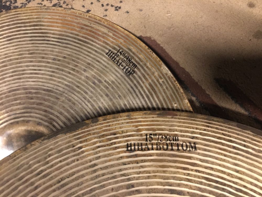 Turkish zephyros 15” hihat talerze