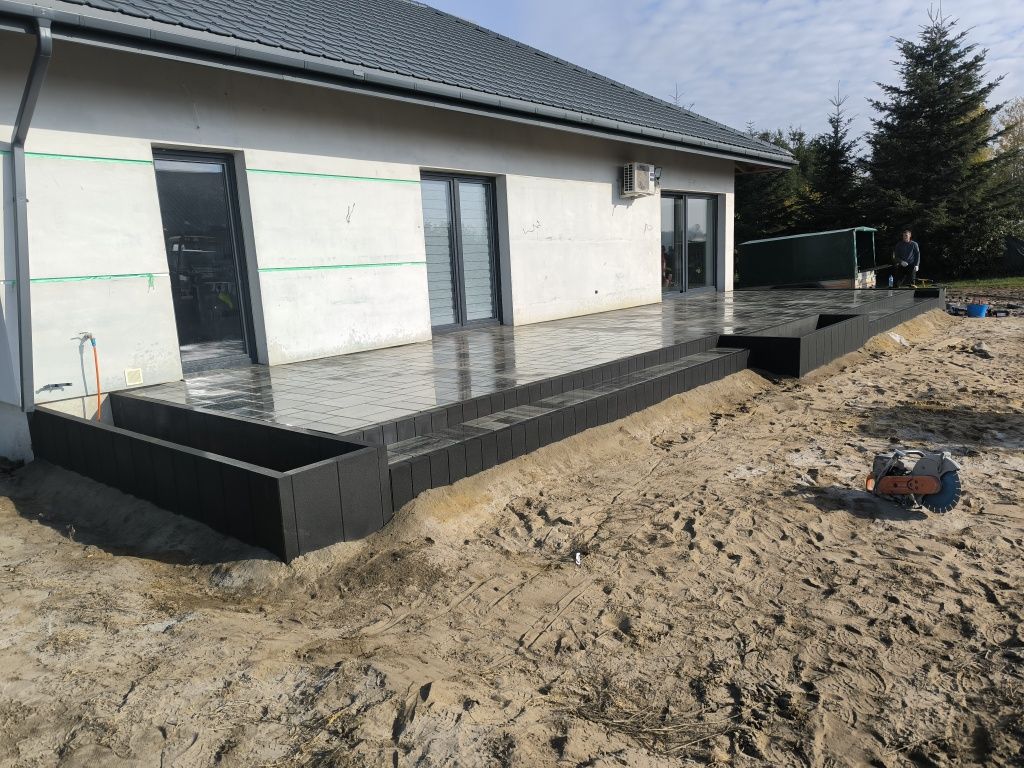 Układanie kostki brukowej , montaż ogrodzeń 3 D