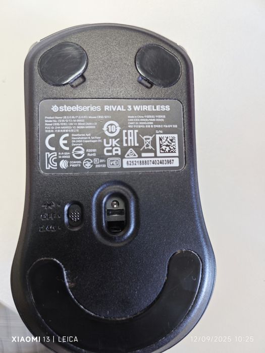 SteelSeries Rival 3 Wireless – Gaming sem fios, 18.000 DPI