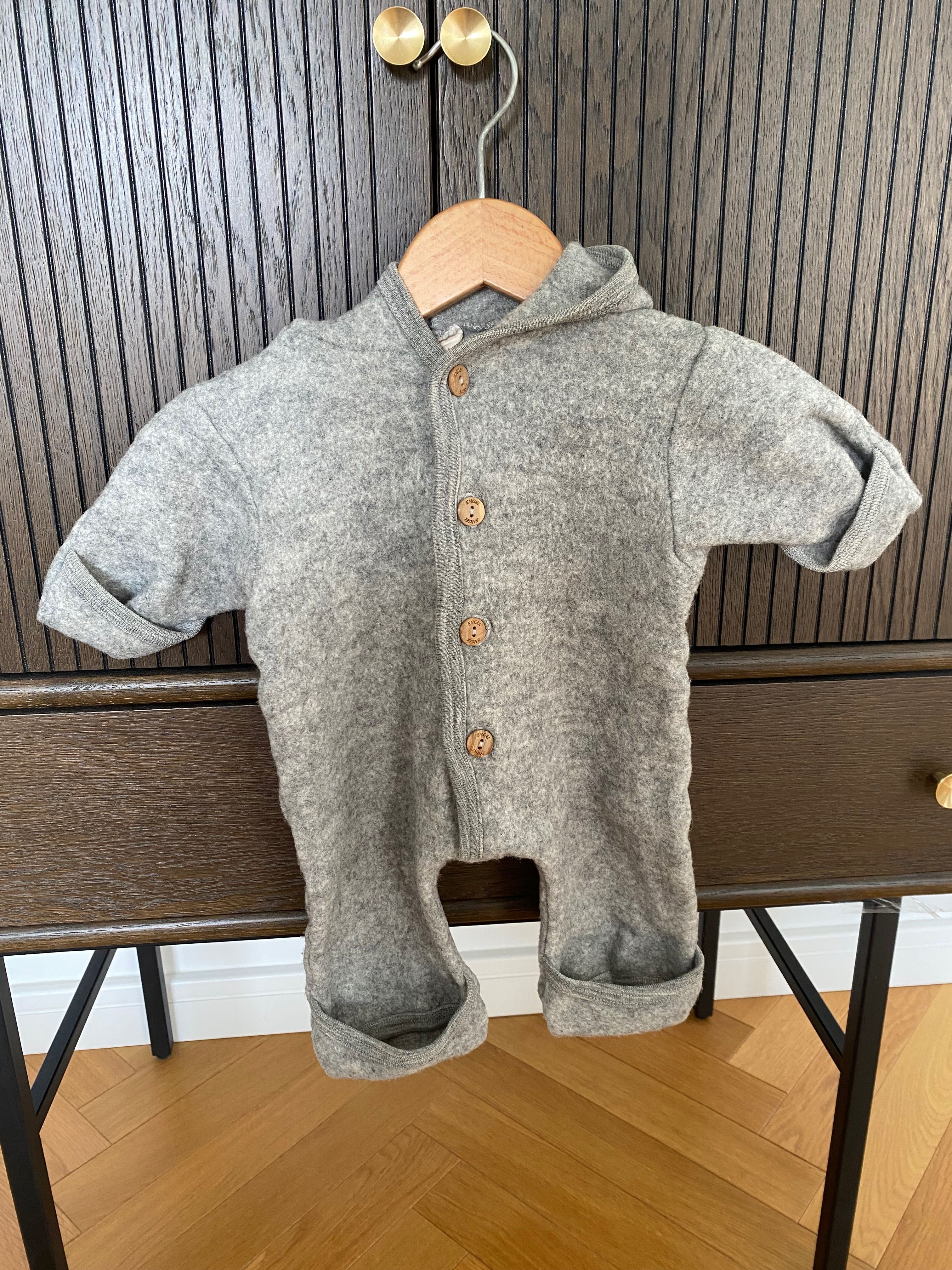 Wełniany kombinezon szary Engel 50/56 Merino