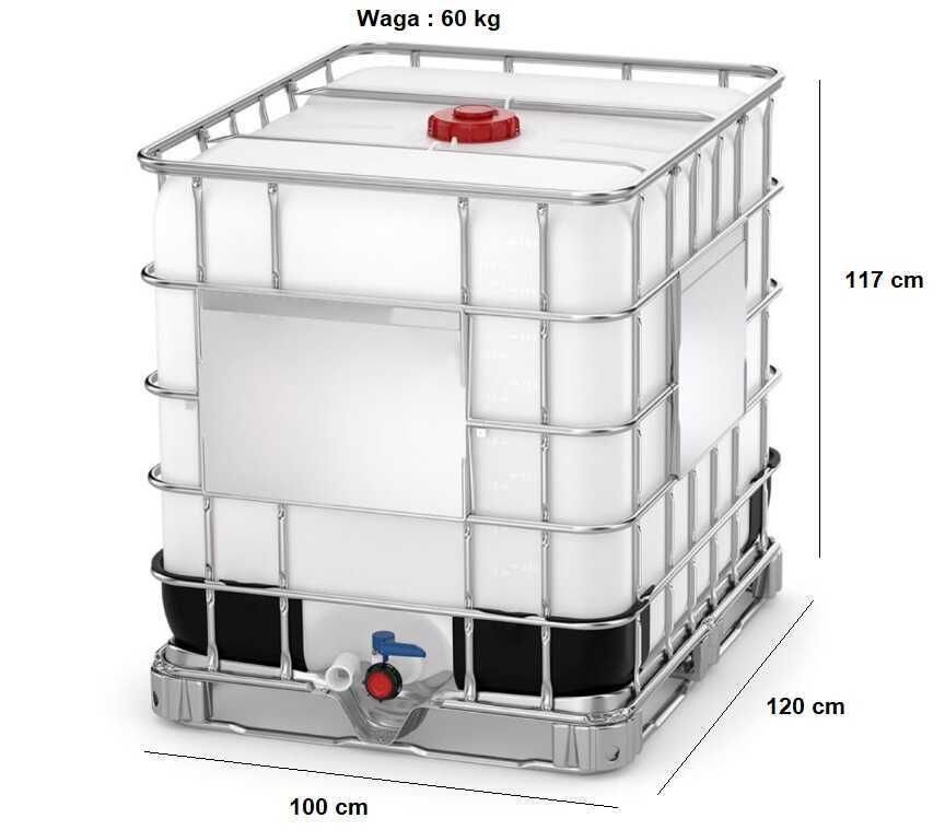 Zbiornik 1000l, 800l, 600l Mauzer// czysty// Transport //