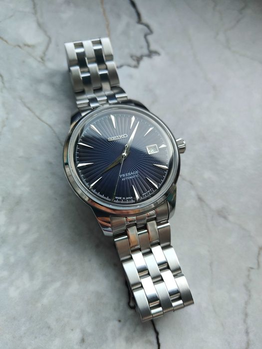 Seiko Presage Blue Moon Custom Mod NH35A Automat Zegarek