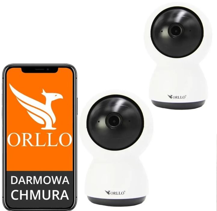 Kamera WiFi wewnętrzna obrotowa 3Mpx ORLLO E8 niania elektroniczna