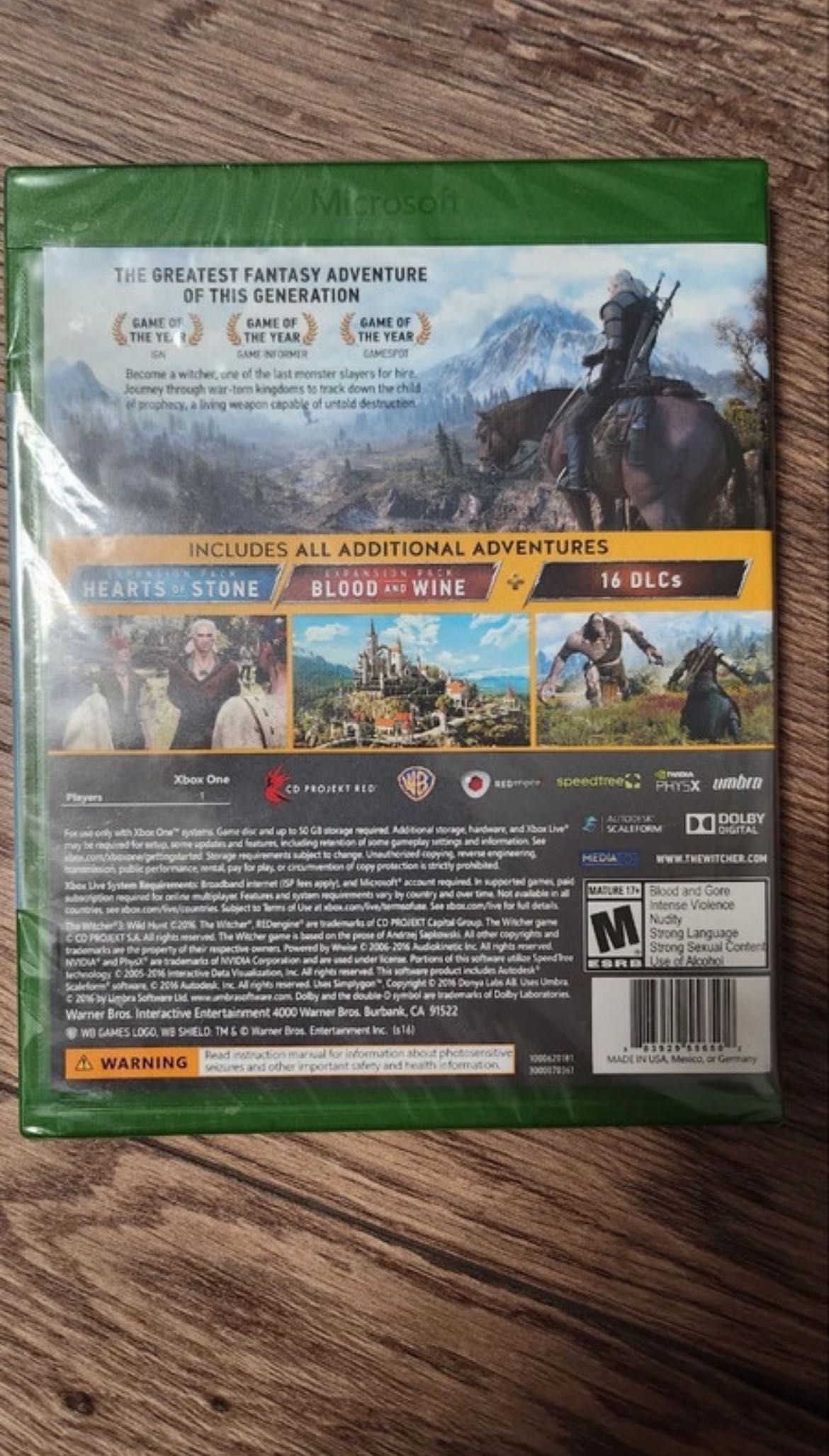 Gra The Witcher 3 Wild Hunt Complete Edition XBOX ONE