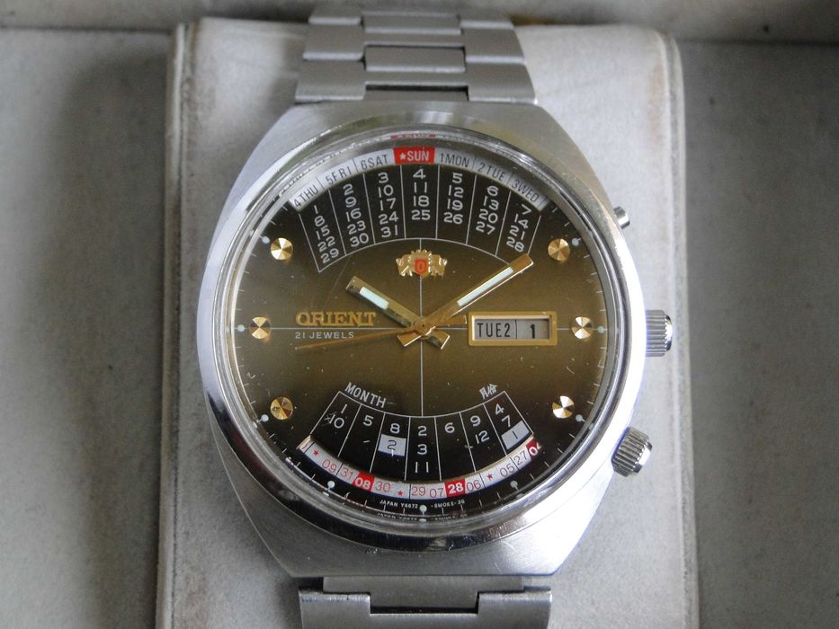 Orient Cesarski "Patelnia" - oliwkowy, ładny stan.
