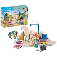 Playmobil 71354 Isabella i klacz Lioness z myjnią dla koni