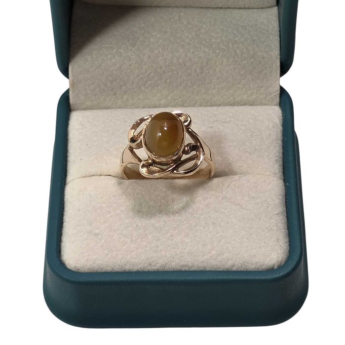 Wspaniały złoty pierścionek 4,59G 585 R16