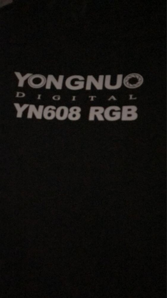 Yongnuo YN 608 RGB ring lampa led