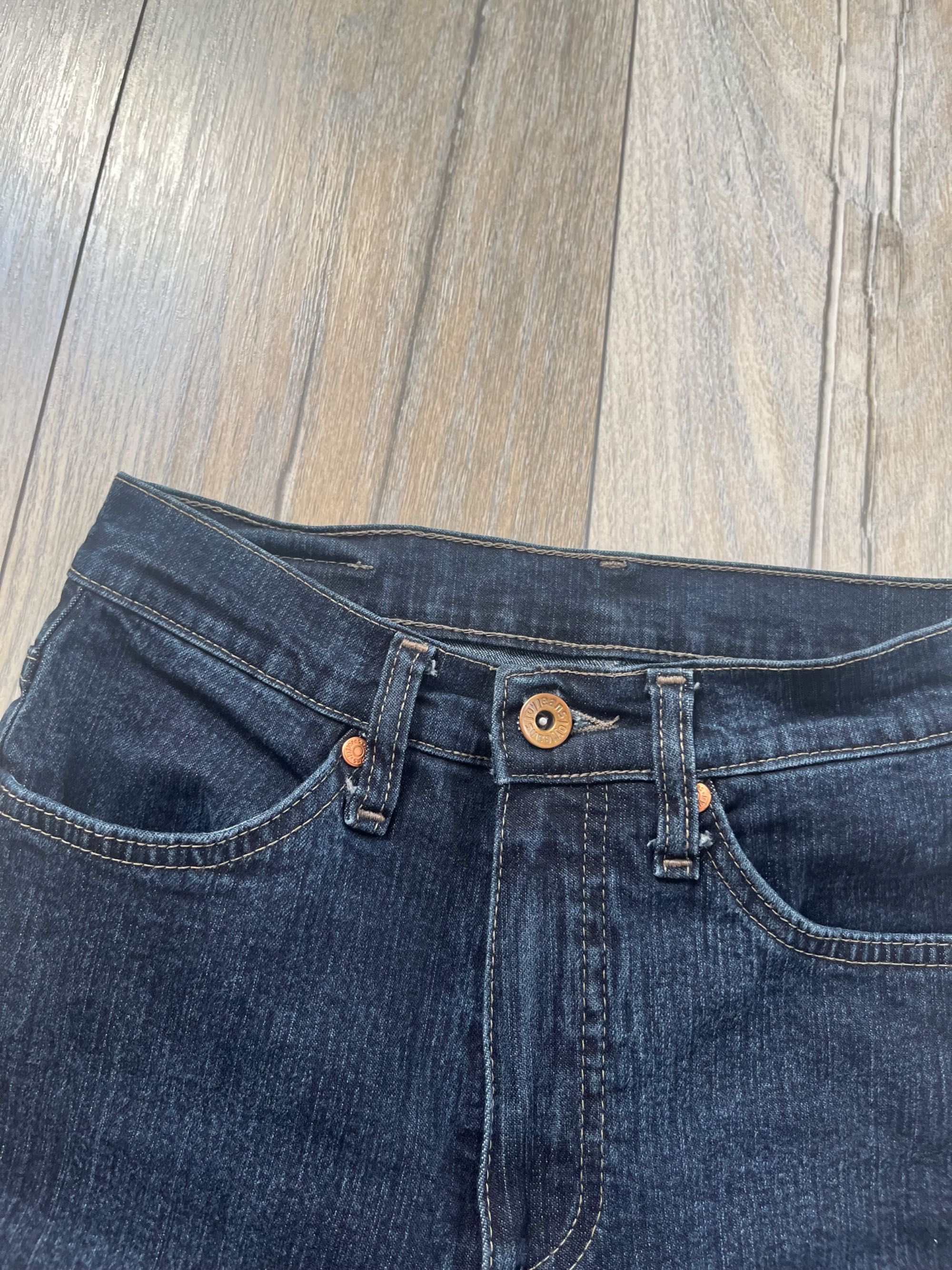 spodnie jeansowe dzwony vintage XXS-XS