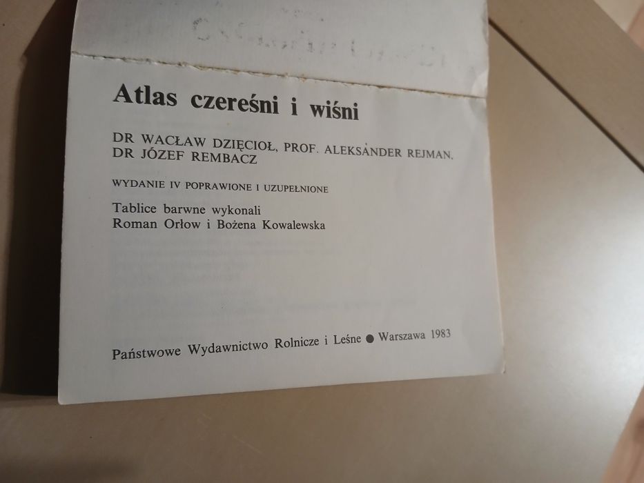Atlas czereśni i wiśni książka