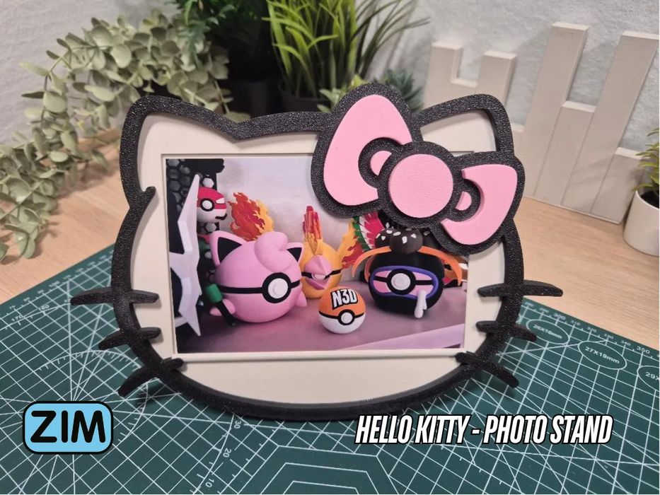 Suporte de Foto Hello Kitty