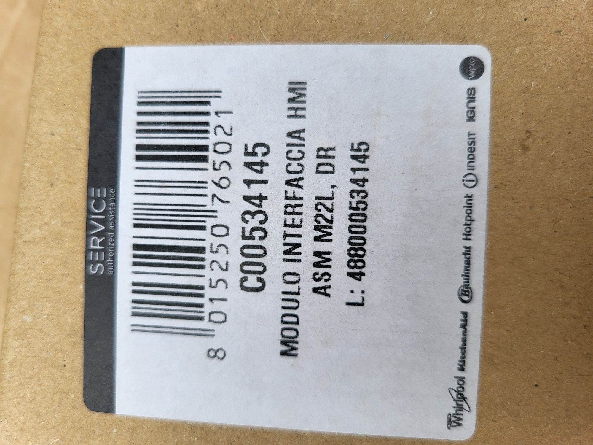 Moduł użytkownika suszarki Whirlpool C00534.145