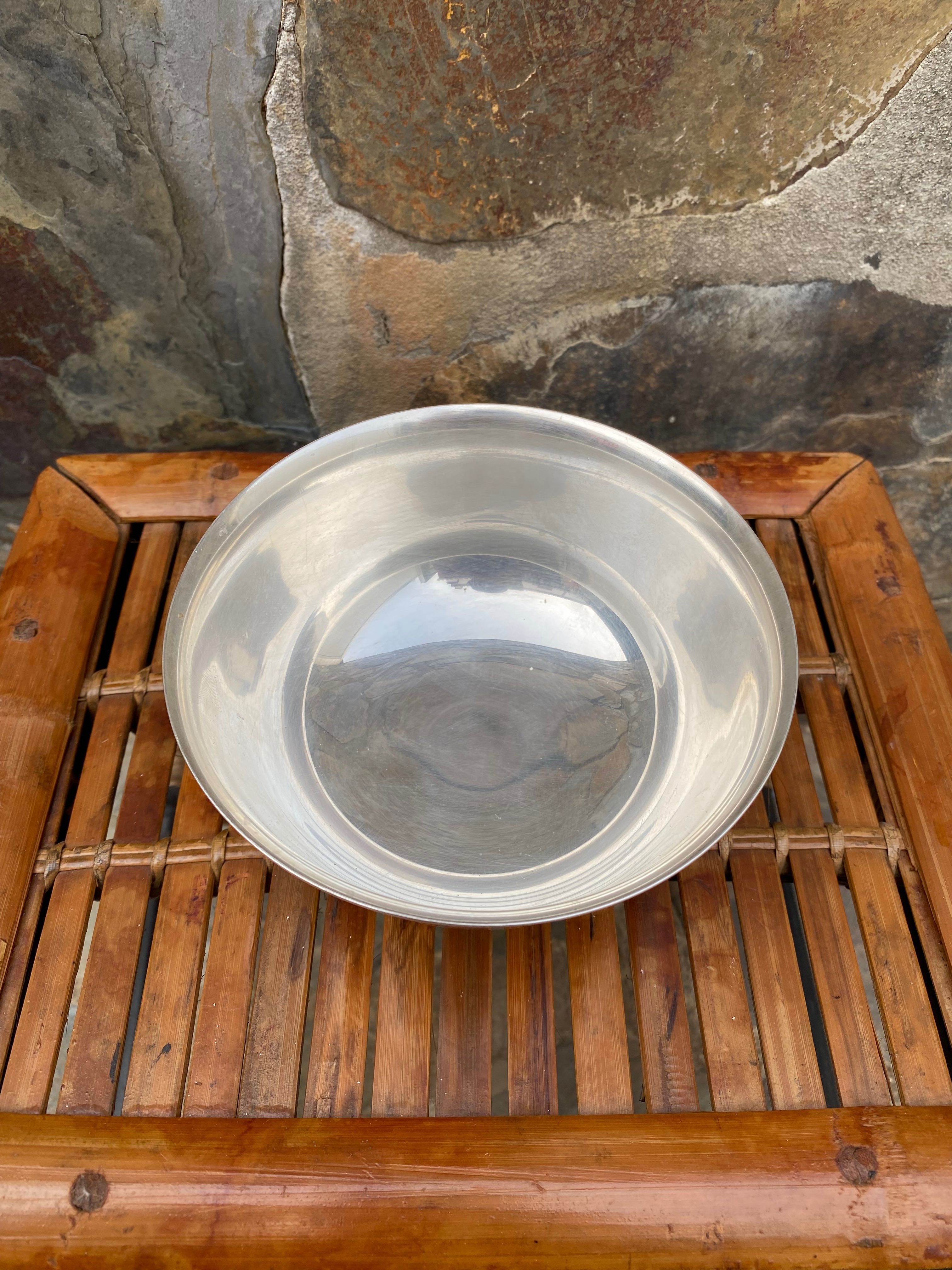 Taça Lavabo Antiga Gorham Marcada Prata / Casquinha 12,6 cm Marcada