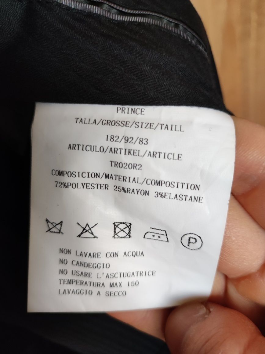 Garnitur męski czarny, Albione