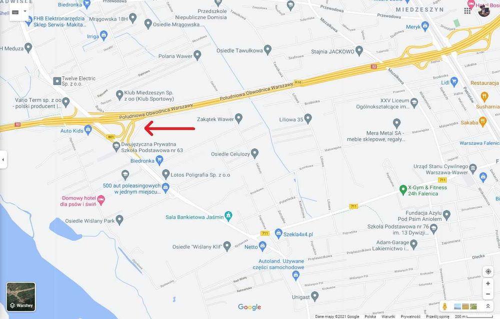 WYNAJEM - reklama - billboard - 2800m2 Wawer Płd Obwodnica 1sza linia!
