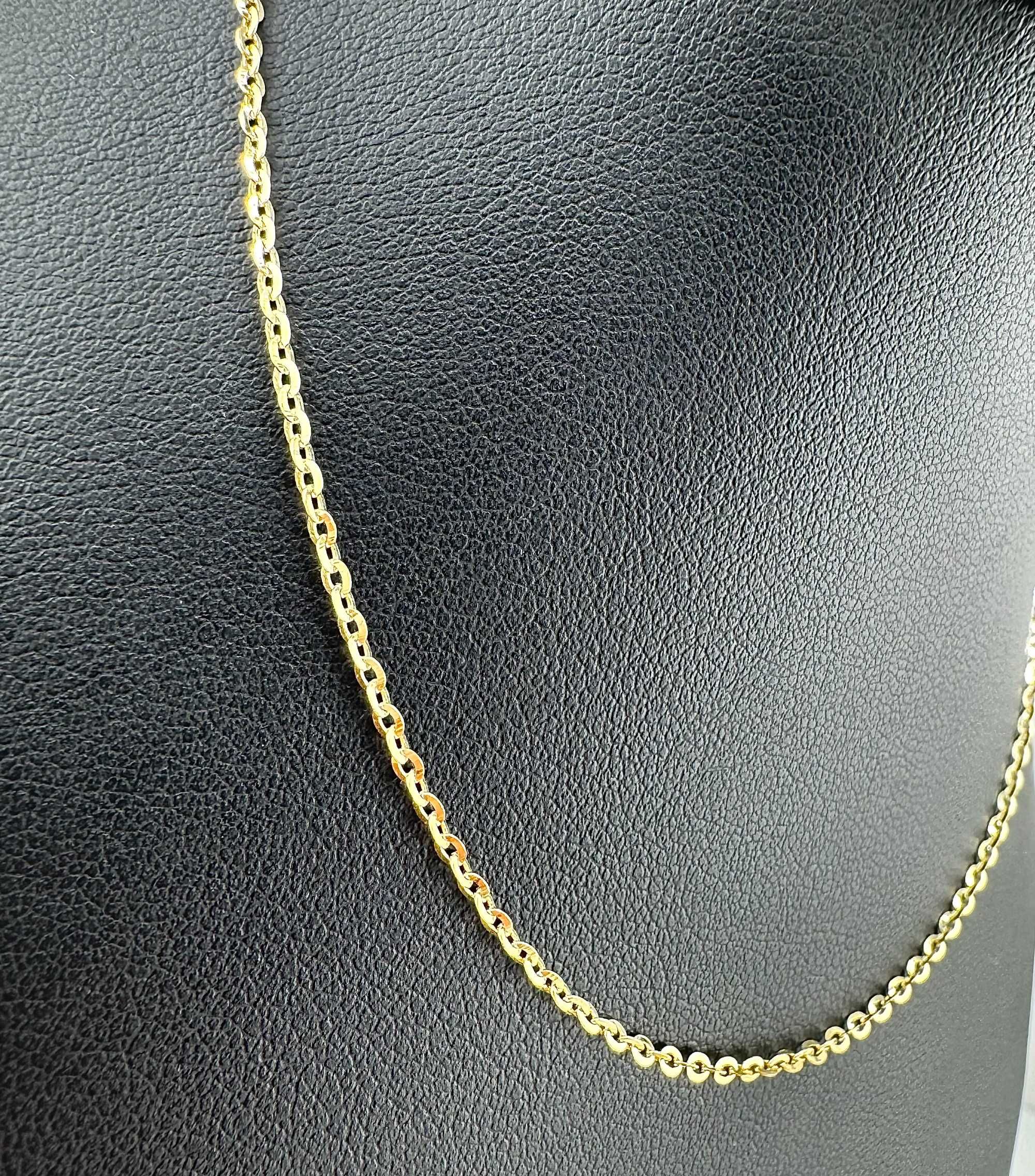 Złoty łańcuszek ANKIER 1,17g PR.585 14K dł. 45cm