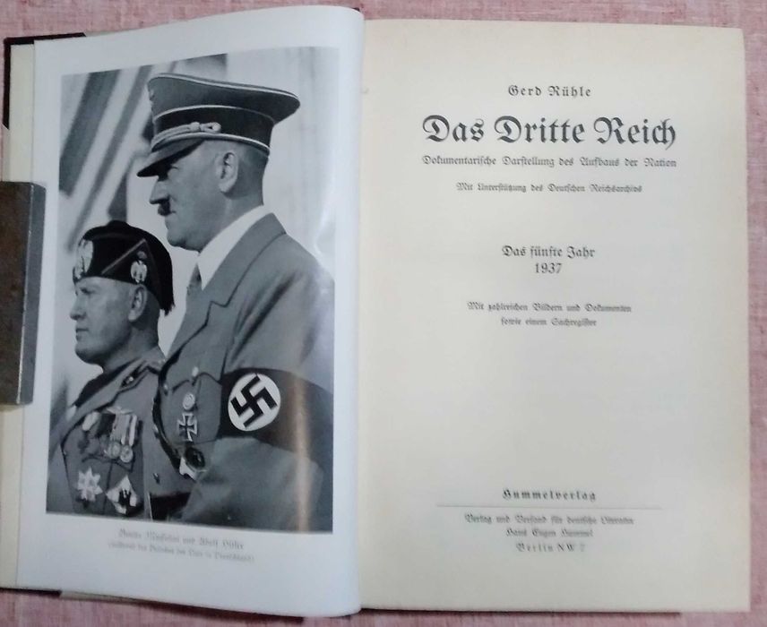 Das dritte Reich V Das fünfte Jahr 1937 unikat źródło historyczne