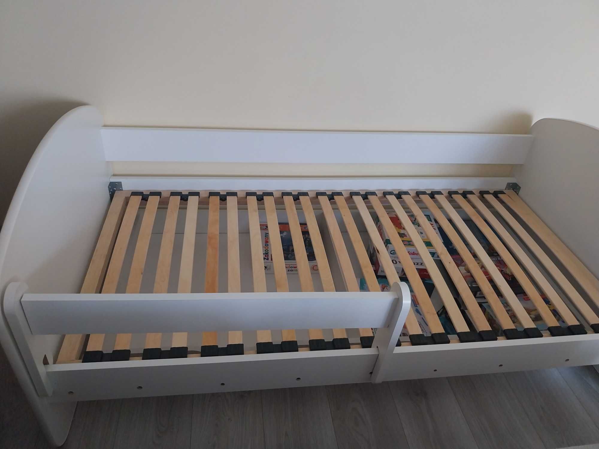 Łóżko dziecięce 80x160 z szufladą, z materacem