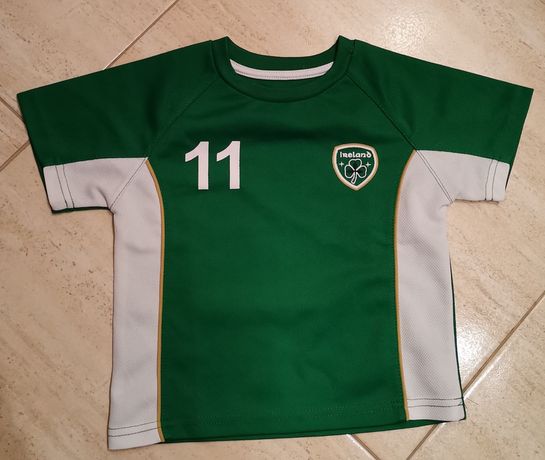 Koszulka reprezentacji Irlandii numer 11 rozmiar 98 2-3 lata wysyłka