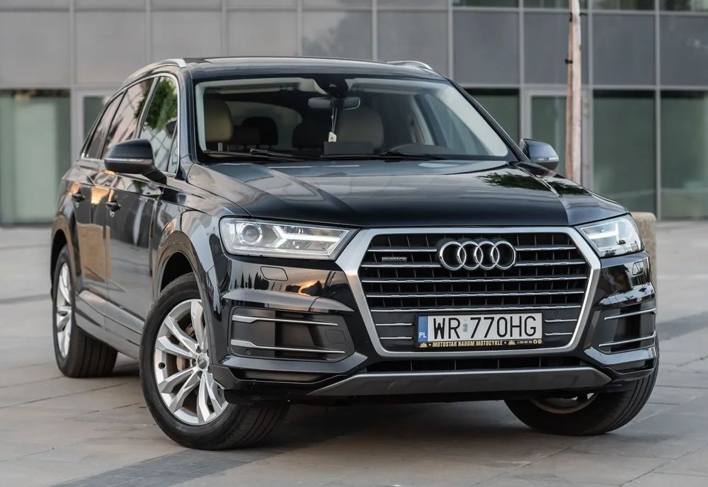 Audi Q7 2017 R 252 KM 2.0 Benzyna Panoramiczny Dach 7 Os