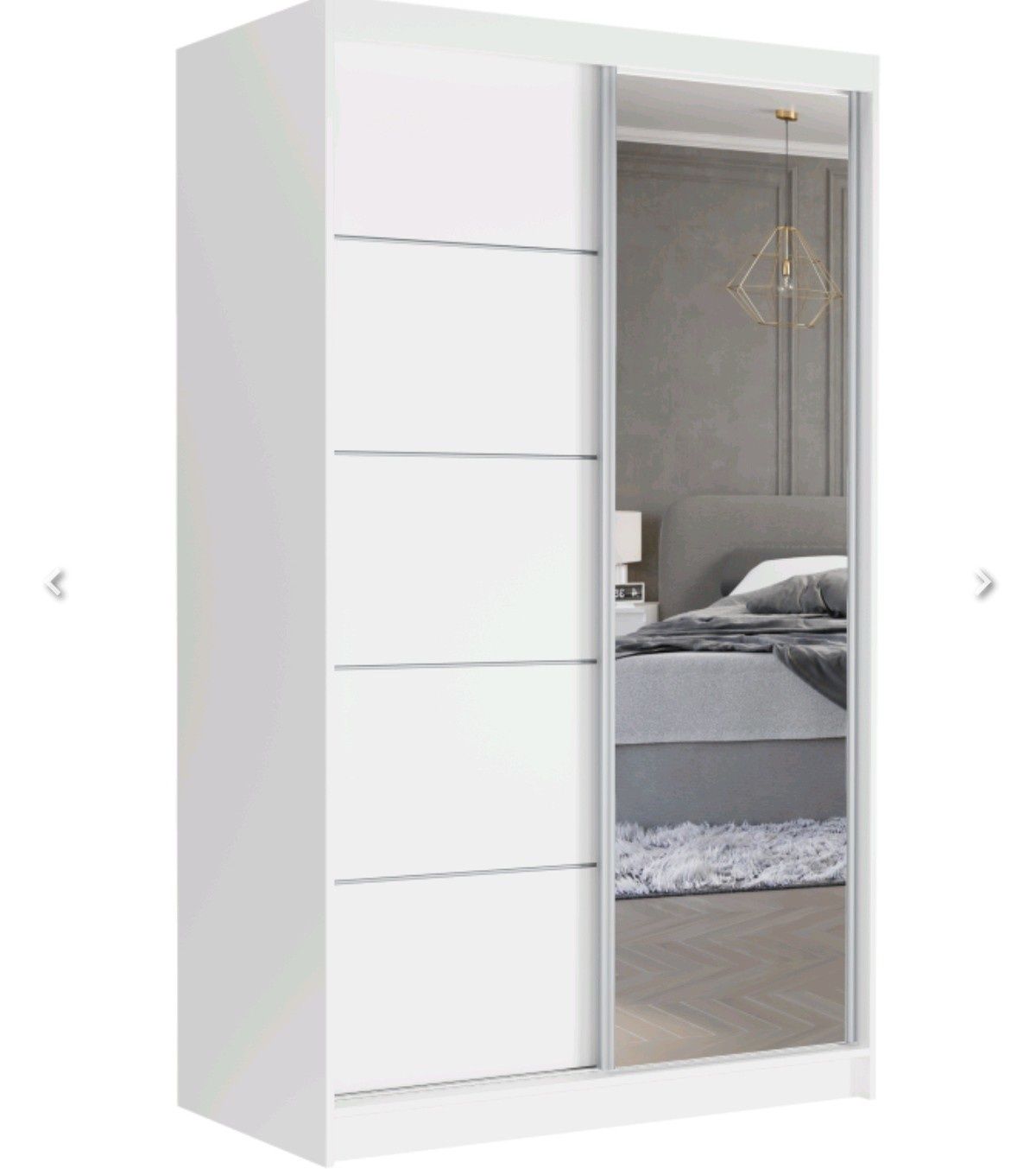 Szafa przesuwna 120 z lustrem 2szt