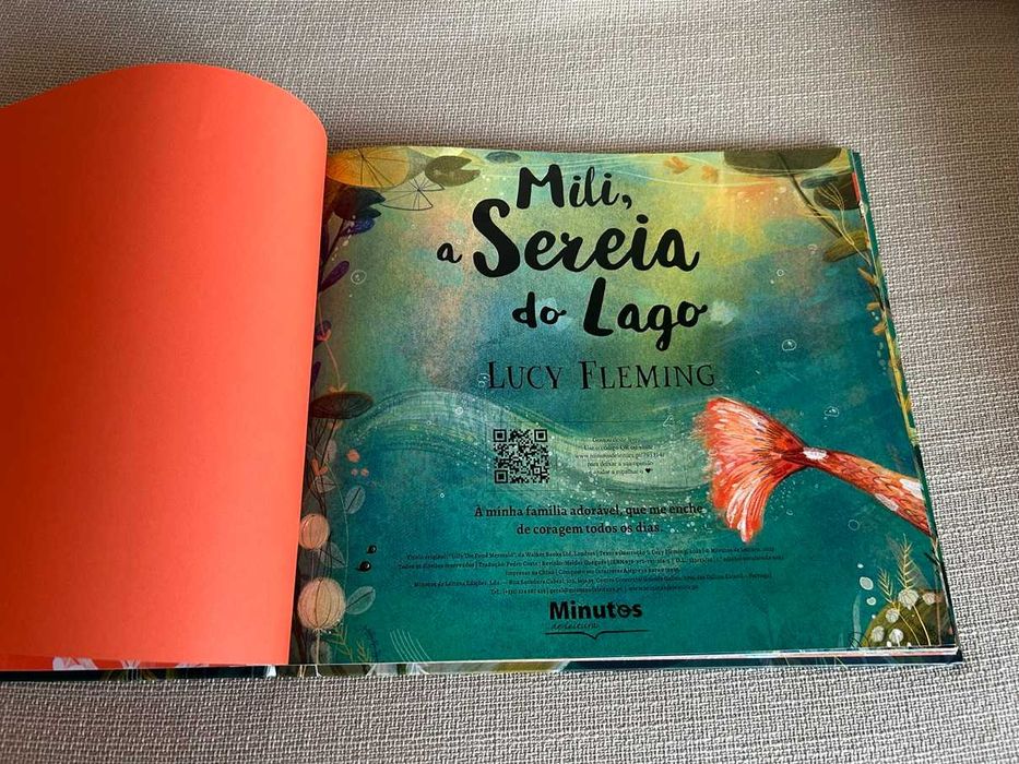 Livro Mili, A Sereia Do Lago de Lucy Fleming (Português)