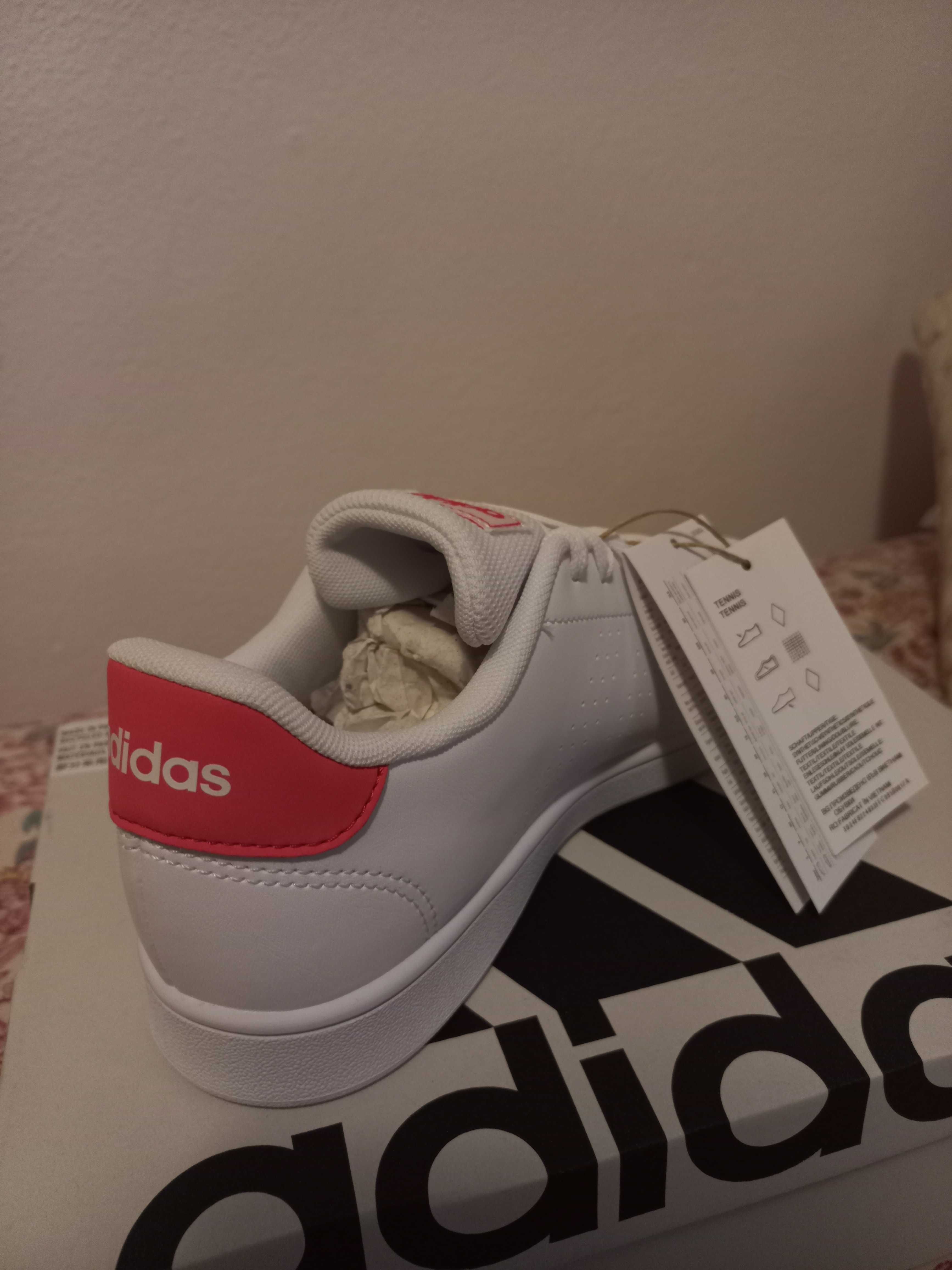 Tenis Adidas Original White Rosa - nunca usados