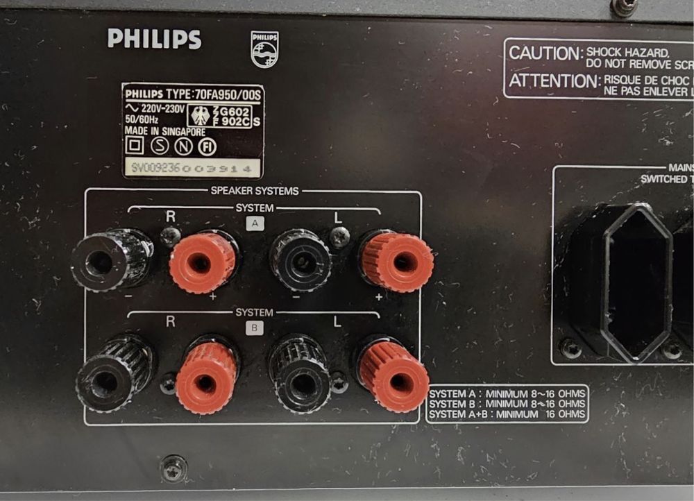 Pilot! Stereo Wzmacniacz Philips 70 FA950, 2* 115 W