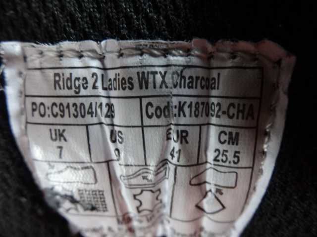 Buty KARRIMOR RIDGE 2 WTX roz 41 Trekkingowe Turystyczne Damskie