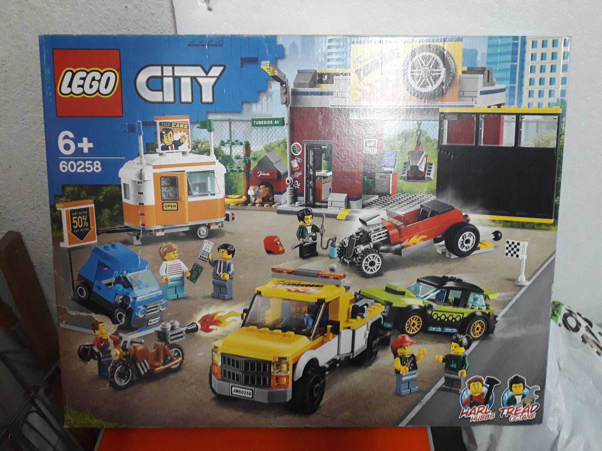 LEGO CITY 60216 / 60258 Downtown Fire Brigade/Oficina Tuning (SELADOS)