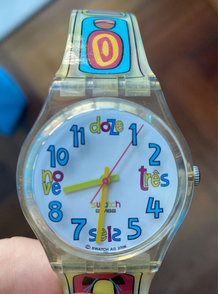 Relógio swatch criancá